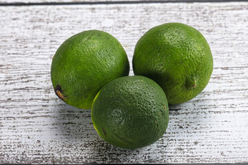 Green sour tropical Lime fruit