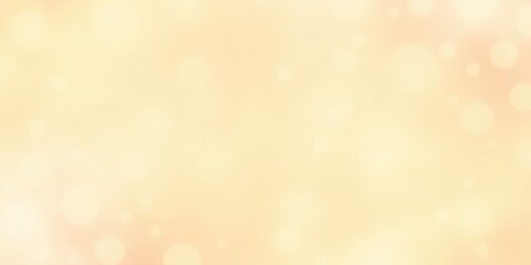 Abstract Peach and Cream Bokeh Background with Soft Glow and Gentle Light Effects