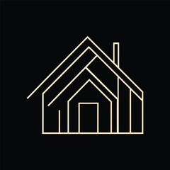 Cool linear animated home icon. Real estate icon animation. home icon logo, House logo design concept. Real estate logo. Property logo design symbol for home, architecture, structure, planning, 