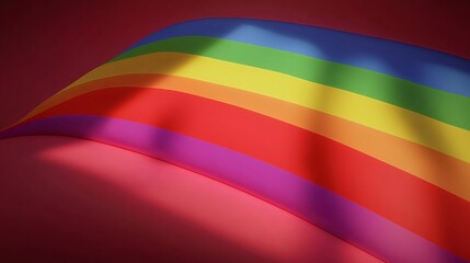 Obraz premium Vibrant Rainbow Gradient Background with High Detail and Resolution