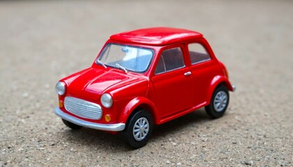 Fototapeta premium red toy car