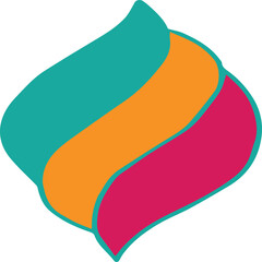 mandala art design with color