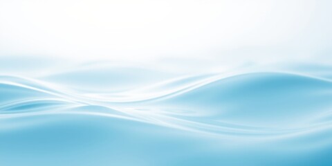 Serene Blue Abstract Water Wave Background for Design Projects