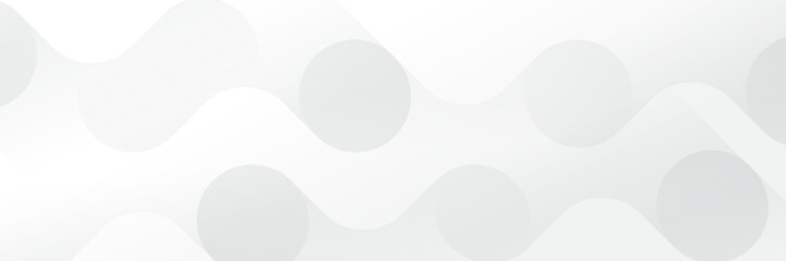 Abstract white Geometric banner design background.