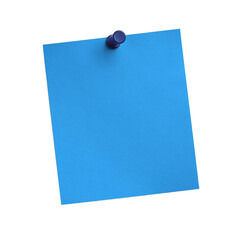 Deep blue sticky note for a professional setting