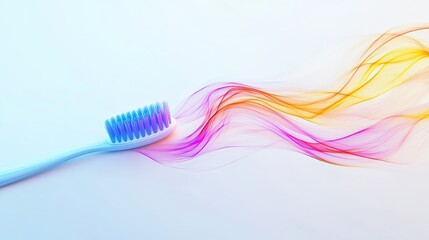 A dynamic line graph with smooth, colorful waves in vibrant hues of blue,