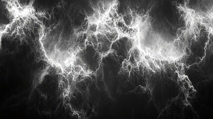 Photorealistic Black Marble Pattern with White Accents and High Detail