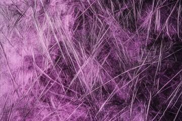 Purple Hair Close Up