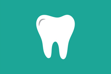 Tooth shape symbol vector icon
