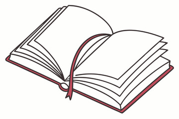 open book illustration
