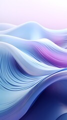 Fototapeta premium digital technology purple silver flowing lines poster background