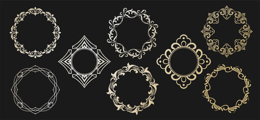 アンティークなフレームデザイン