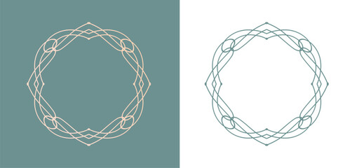 アンティークなフレームデザイン