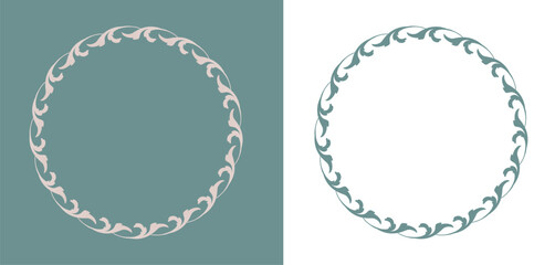 アンティークなフレームデザイン