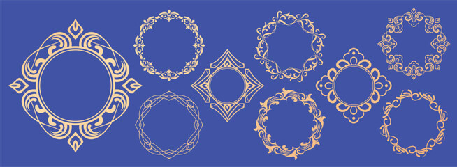 アンティークなフレームデザイン