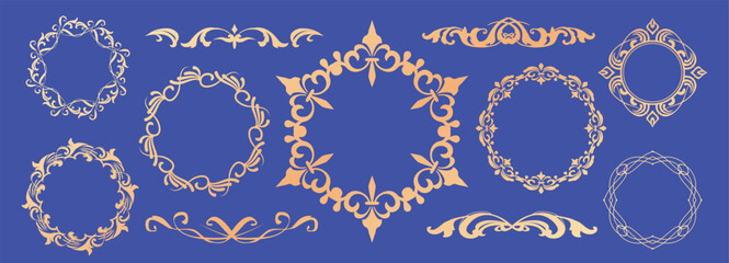 アンティークなフレームデザイン