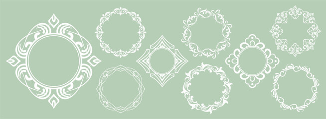 アンティークなフレームデザイン