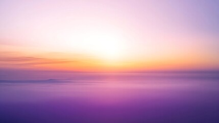 Obraz premium Calming Pink and Purple Sky Gradient at Sunset with Soft Light