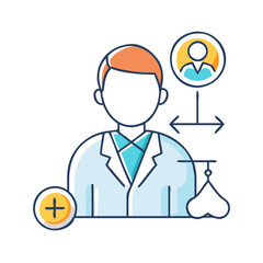 or staff icon, or staff vector illustration-simple illustration of or staff, perfect for or staff logos and icons
