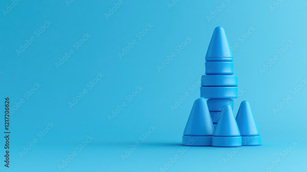 Aufkleber hierarchy, an image depicting the impact of hierarchical systems, designed for high-fidelity present