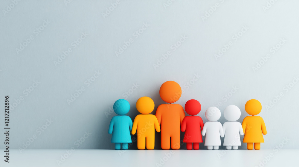 Poster hierarchy, the image explores the impact of hierarchy on family structures, showcasing relationships