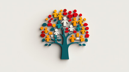 Hierarchy, A detailed image exploring the role of hierarchy in family structures, emphasizing relationships and dynamics within family systems.