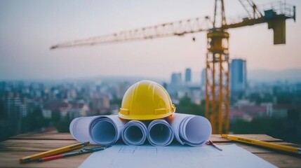 Showcasing Architectural Excellence Urban Construction Site Photography Daytime Aerial View Professional Setup