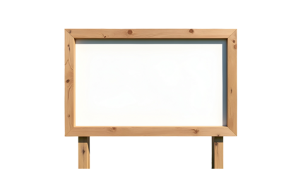 Rustic Wooden Sign: A Blank Canvas Awaiting Your Message. Perfect for announcements, directions, or simply adding charm to any outdoor space!, cut out,transparent background