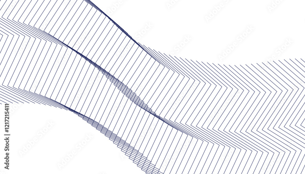 Poster modern png zigzag pattern transparent background with sleek geometric lines for abstract designs, website banner, or minimalist branding

