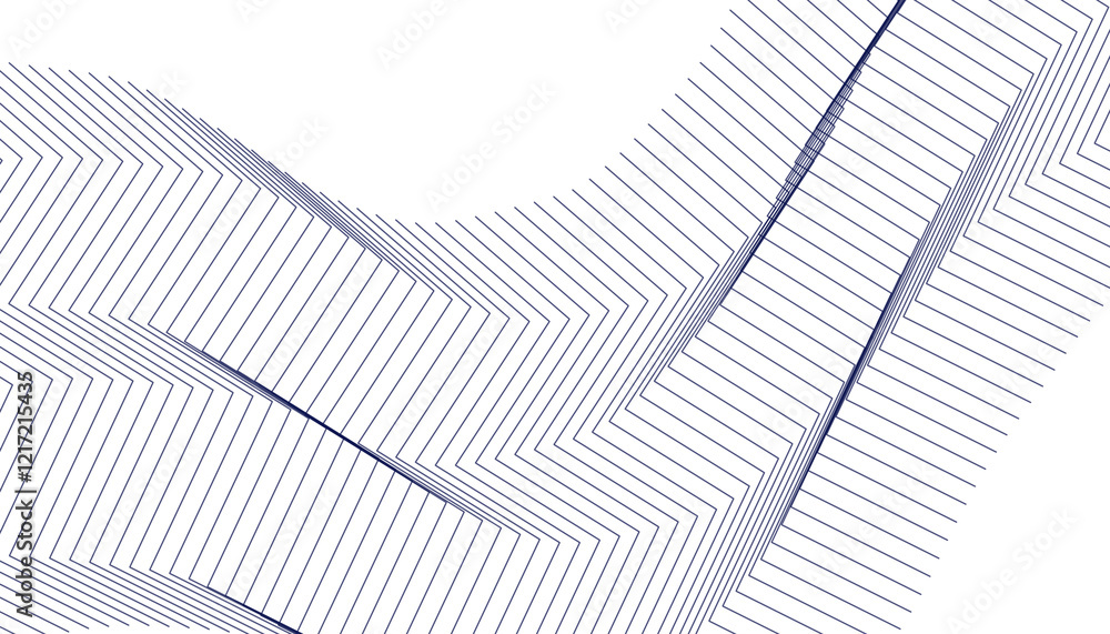 Poster modern png zigzag pattern transparent background with sleek geometric lines for abstract designs, website banner, or minimalist branding

