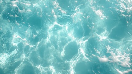 Obraz premium Dynamic Blue Water Wave Texture Ocean Surface Background Pattern Seascape Aerial View Fluid Motion