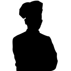 Silhouette of a Chef