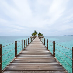 Obraz premium pier on the sea