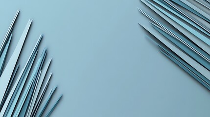 Abstract Blue Geometric Shapes Design Background