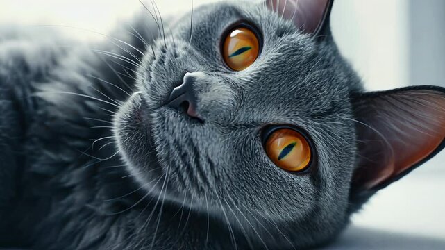 The Cat with Stunning Eyes