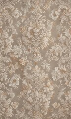 Classic damask design with subtle floral motifs in muted colors,  elegant,  colors