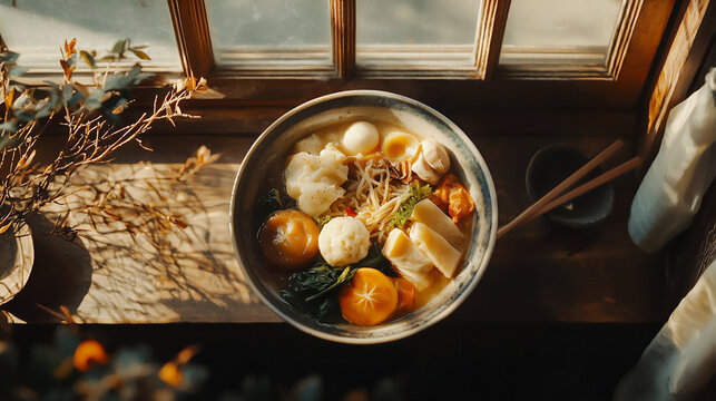  oden by the window
