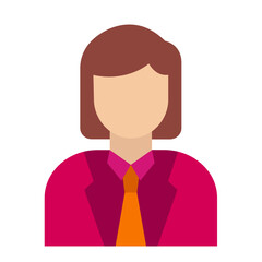 Business Woman Icon Style