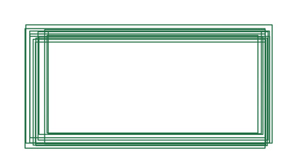 Rectangle line frame hand draw sign or marking or checking  illustration for decoration pattern or creative idea