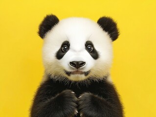 Fototapeta premium Panda bear close up