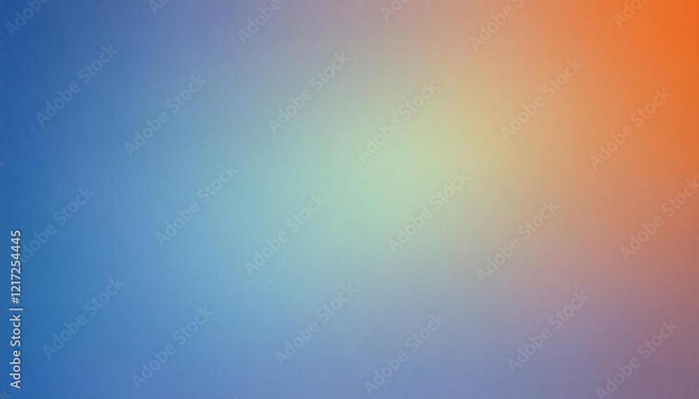 Poster minimalist gradient background in soft pastel tones of orange and blue, perfect for web design, pres