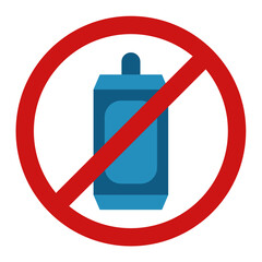 No Liquid Calories Icon Style