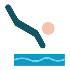 Diving Icon Style