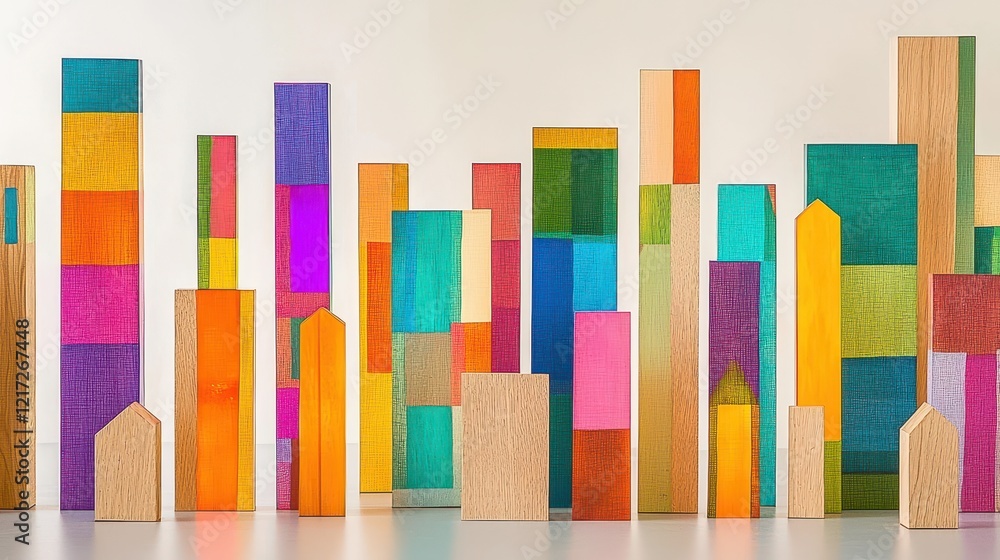 Poster creative modular lamp designs with interchangeable light components for unique decor
