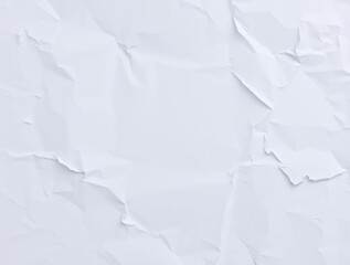 Obraz premium Artistic illustration. Close-up of white crumpled paper. It can be used as a background for your text.