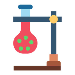 Retort Stand Icon Style