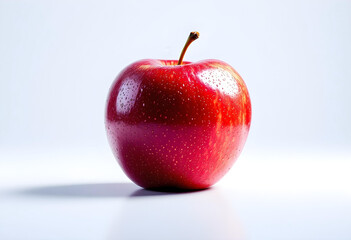 Juicy Red Apple Photo Fresh Fruit Stock Image