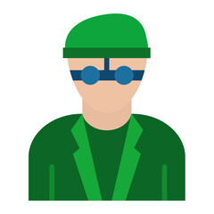 Children Eye Specialist Icon Style