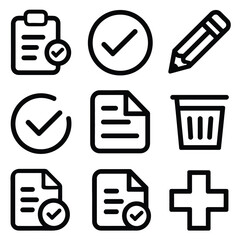 New Ultimate Vector Icons Bundle. Modern Vector Icons.