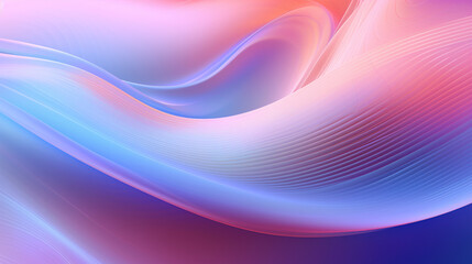 Abstract Color Waves Graphic Design